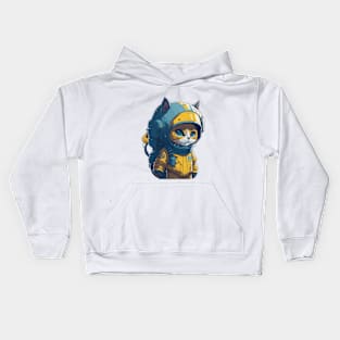 Cat Astronaut Space Astronaut Costume Kids Hoodie